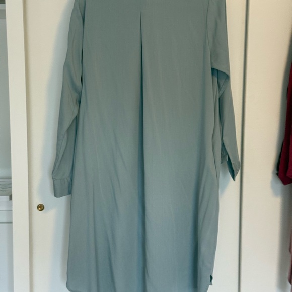 Chic Long Sleeve Blue Dress - Picture 3 of 3